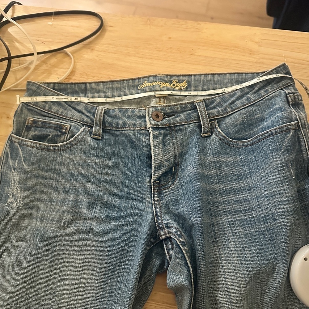 Vintage American Eagle cropped denim low rise - Picture 5 of 6